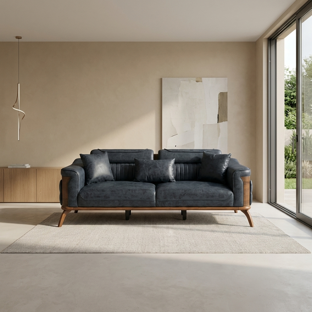 Violet Navy Blue Zen 05 02 Sofa Room2