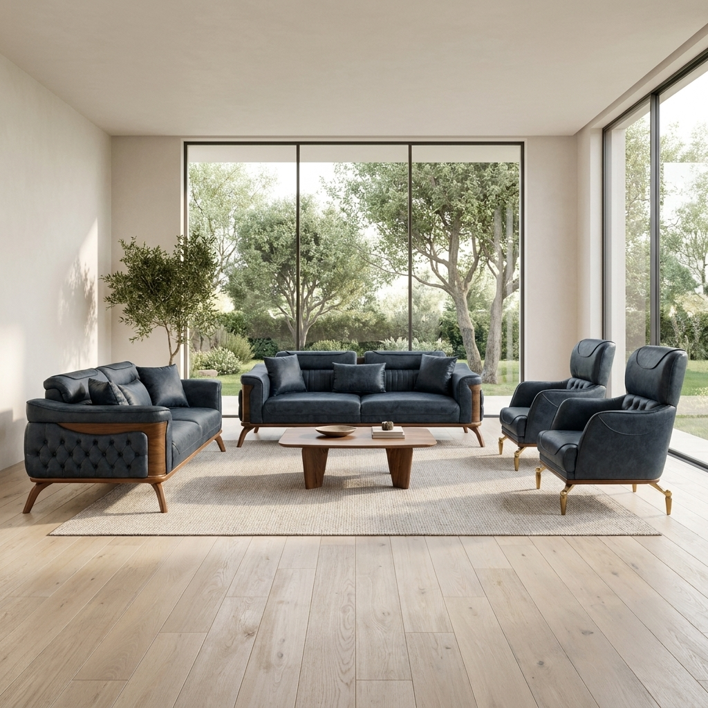 Violet Navy Blue Zen 05 12 Set Full Suite