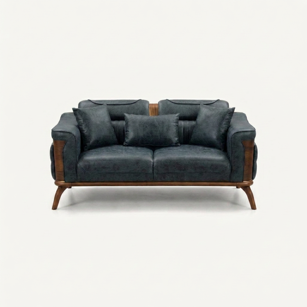 Violet loveseat Navy Blue Zen 05