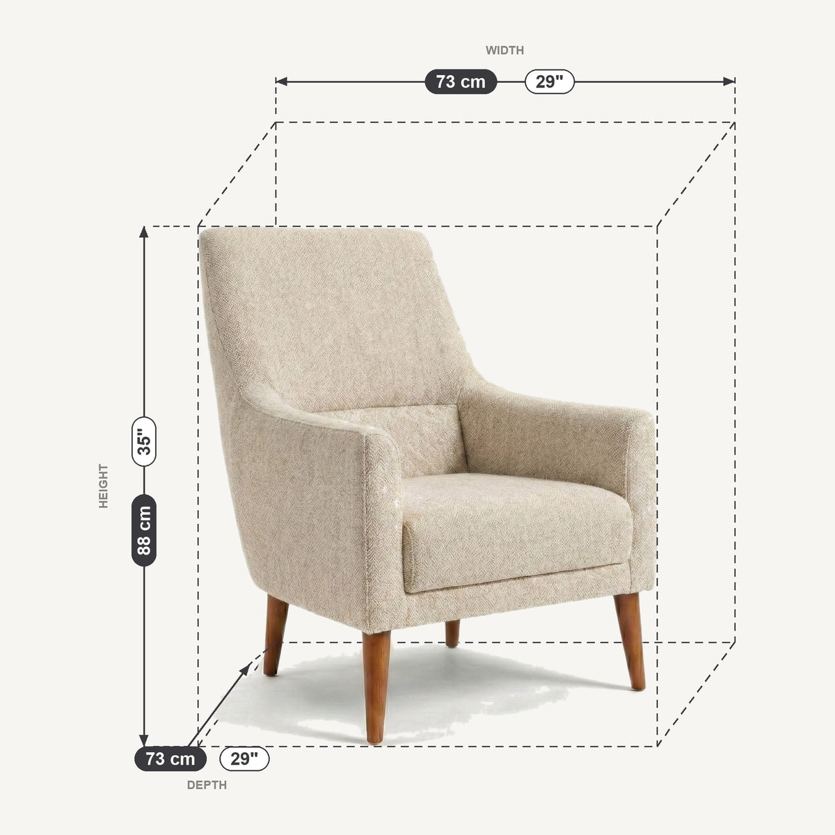 Visto Dimensions Armchair