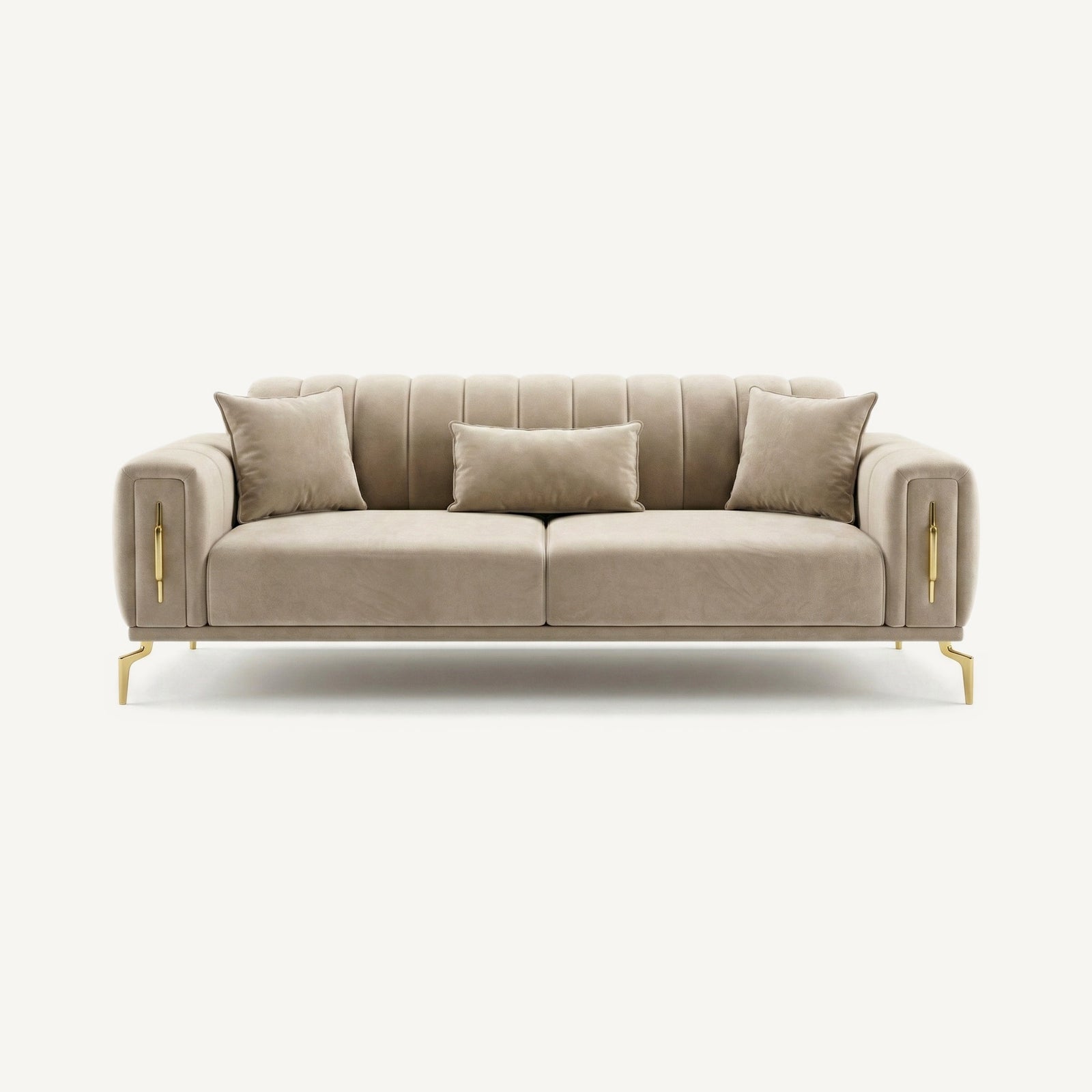 Zumrut Line Sofa Beige Baby Face 04