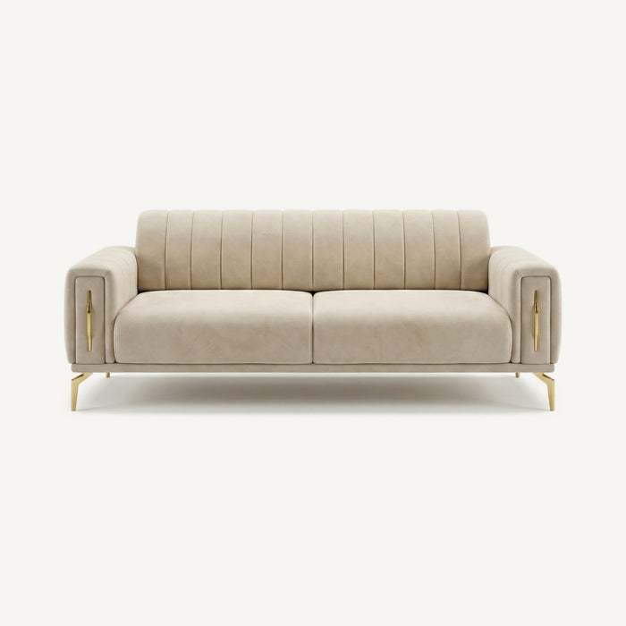 Zumrut Line Sofa Light Beige Baby Face 02 — Light Beige (Baby Face 02)