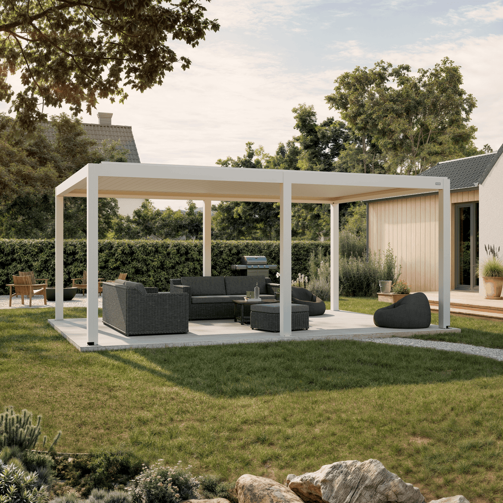 Pergola Equa – Electric Louvered Pergola with LED